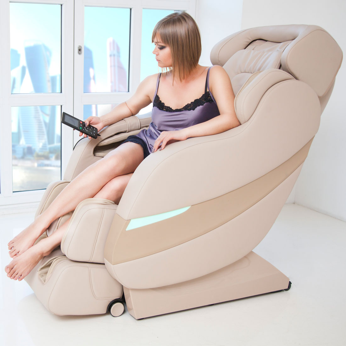 Массажное кресло rolfing (бежевое) GESS sun-id-2068295 - Вид №1