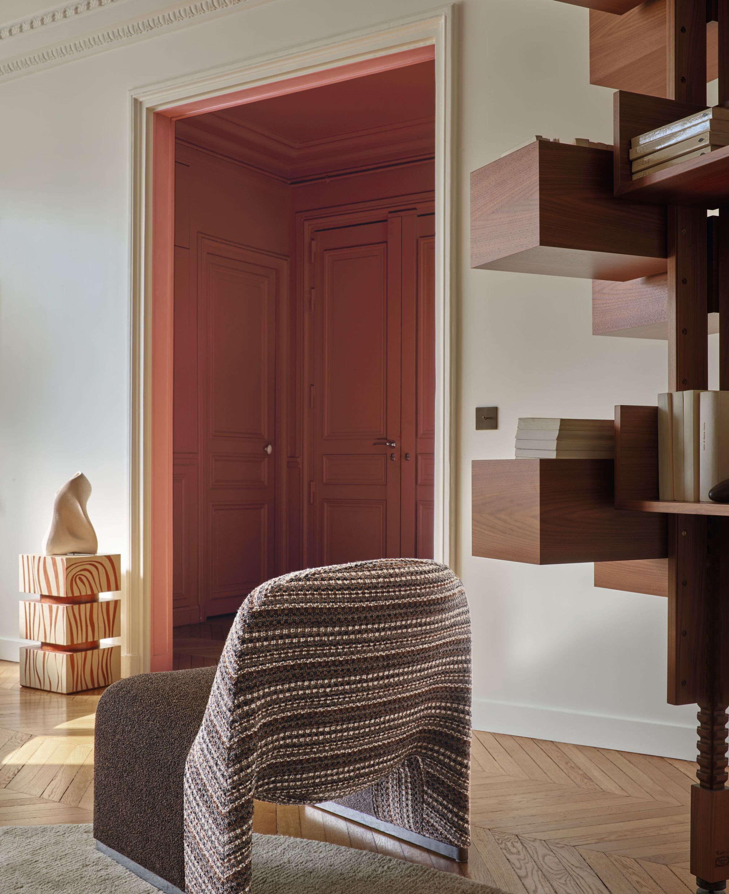 Полосатая ткань букле Casamance Abruzzes ARCH-00145178 - Вид №1