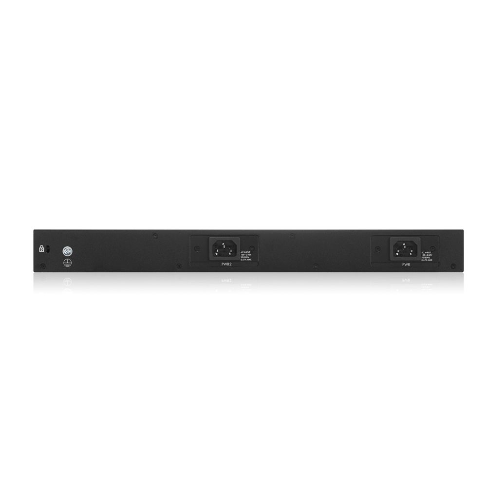 XGS4600-32-ZZ0102F xgs4600-32 l3 managed switch, 28 port gig and 4x 10g sfp+, stackable, dual psu ZyXEL Santreyd  - Вид №2
