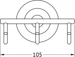 003 Крючок тройной STA FBS Standard - Вид №1