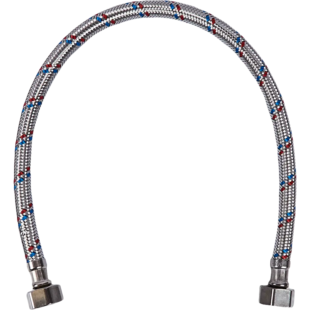 Гибкая подводка для воды ДТРД 50 см x 1/2" внутренняя-внутренняя резьба 82727910 STLM-2204433  - Вид №2