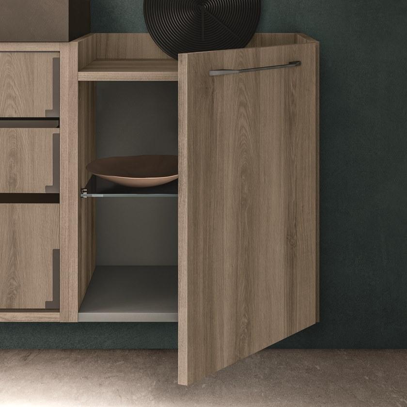 Cerasa Тумба под умывальник из ламината с раздвижной дверцей Cartabianca sun-id-1492151 - Вид №1