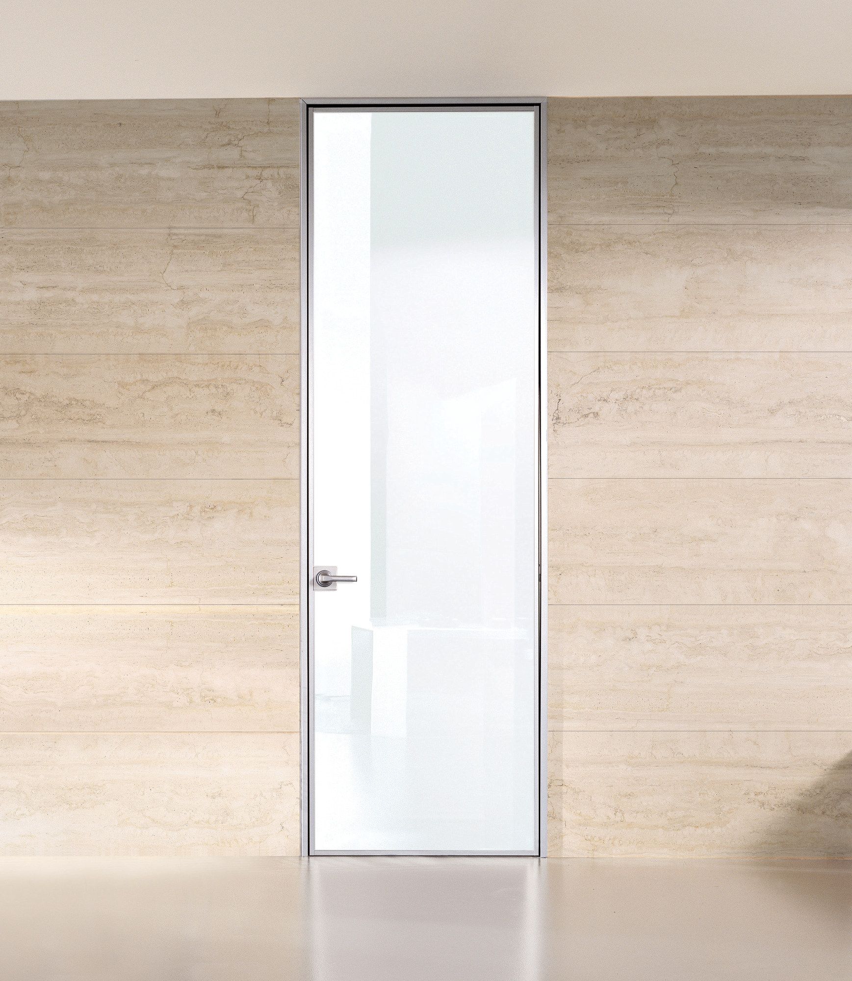 Лакированная стеклянная распашная дверь Longhi Aluminiun Chic-Doors ARCH-00087713