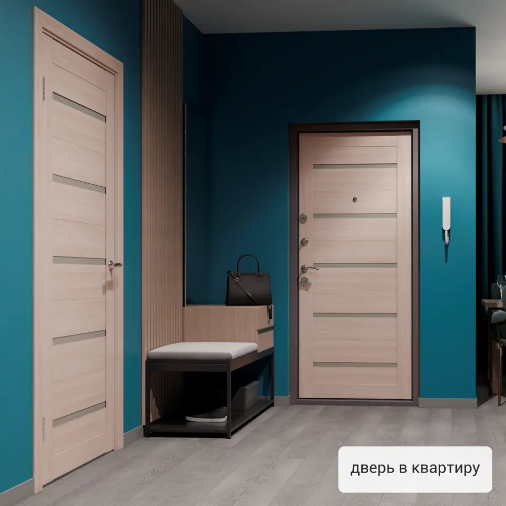 Дверь входная металлическая Страйд, 860 мм, правая, цвет дукато бора TOREX STLM-2081104 - Вид №16