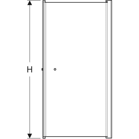 500.966.00.5 Прямоугольная душевая перегородка IDO Showerama 10-02 Geberit  - Вид №3