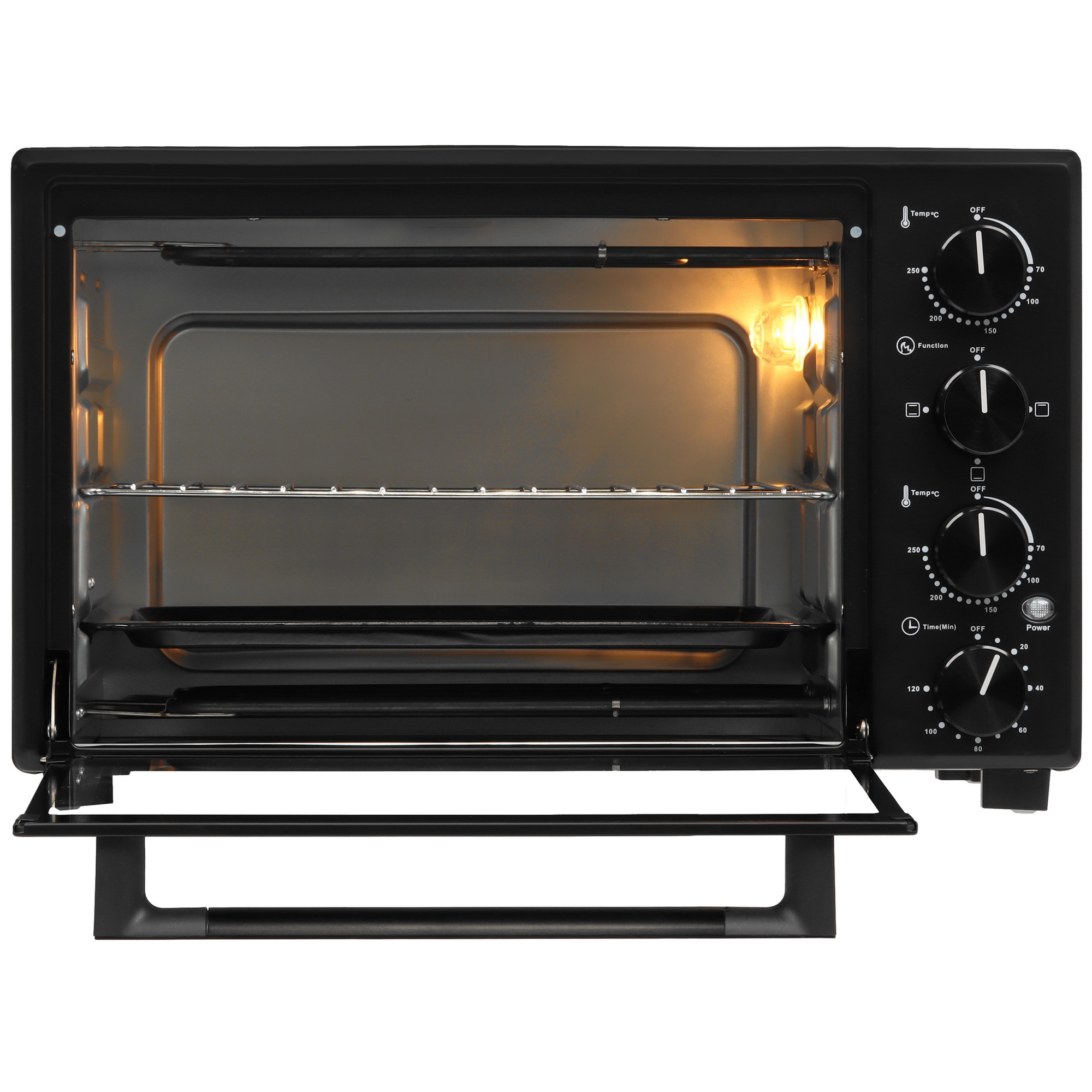 9080969 Мини-печь Kraft KFC-MO 381 HBL черный STDN-0060498 - Вид №5