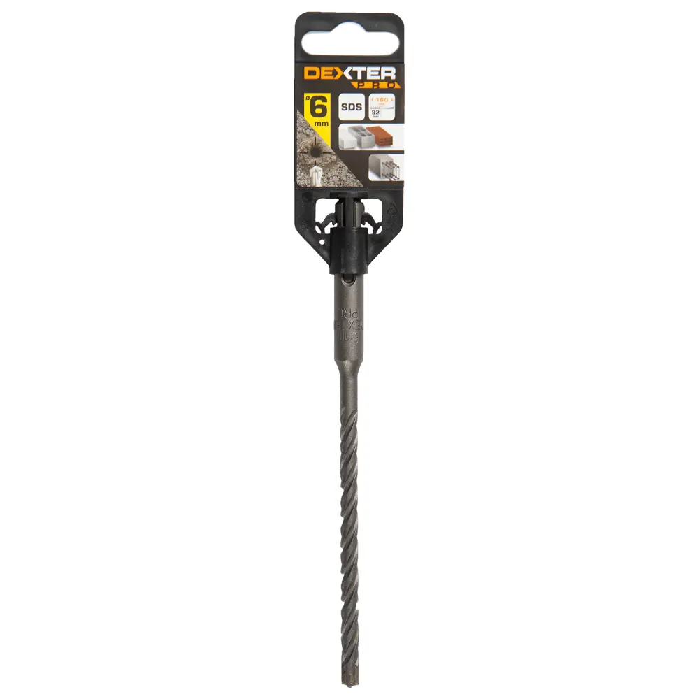 Бур по бетону SDS-plus Dexter к. Pro FD-A0008 6х92х160 мм 16659619 STLM-2088387  - Вид №3