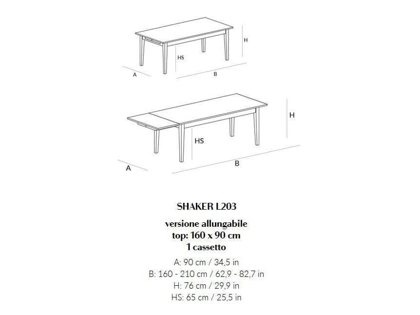 Прямоугольный обеденный стол из массива дерева Lando SHAKER ARCH-00099847 - Вид №8