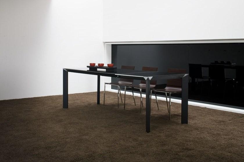 Dall'Agnese Раздвижной стол из лакированного стекла sun-id-1471789 - Вид №4