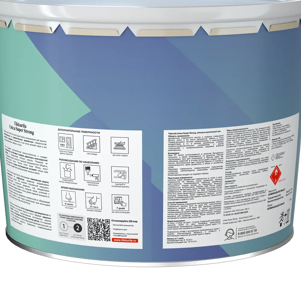 Tikkurila Unica Super Strong — универсальный яхтный лак для дерева 87660457 STLM-0852995 - Вид №2