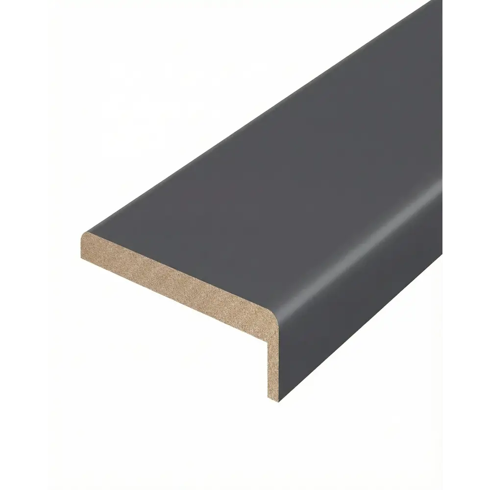 Наличник Лара телескопический 2150x70x8 мм полипропилен цвет дарк грей (5 шт.) Santreyd STLM-2041767