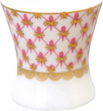 10621197 Императорский фарфоровый завод Рюмка для яйца "Сетка-блюз" "Молодежная" Твёрдый фарфор 