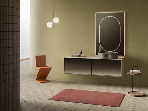 Овальная столешница из твердой поверхности