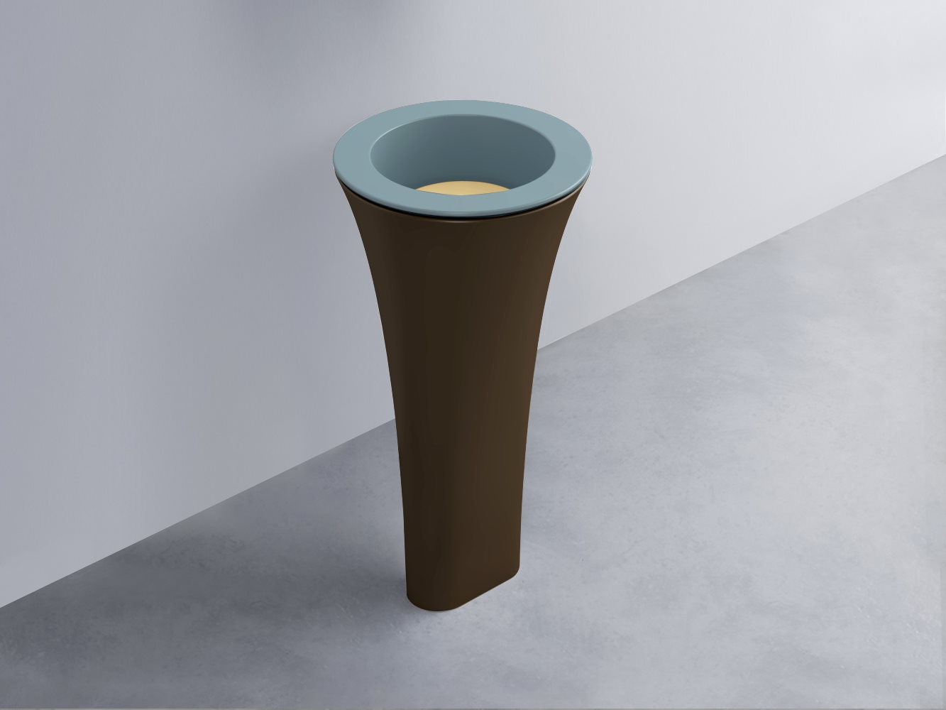 AMLA45-PL+AMPILT-CN+AMCOLT-CA Раковина Amedeo Tondo отдельностоящая cielo Enjoy + Amedeo Ceramica Cielo