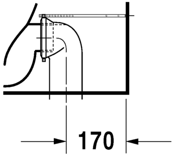 21180900002 Компакт унитаз с бачком Белый Duravit D-Code Германия - Вид №7