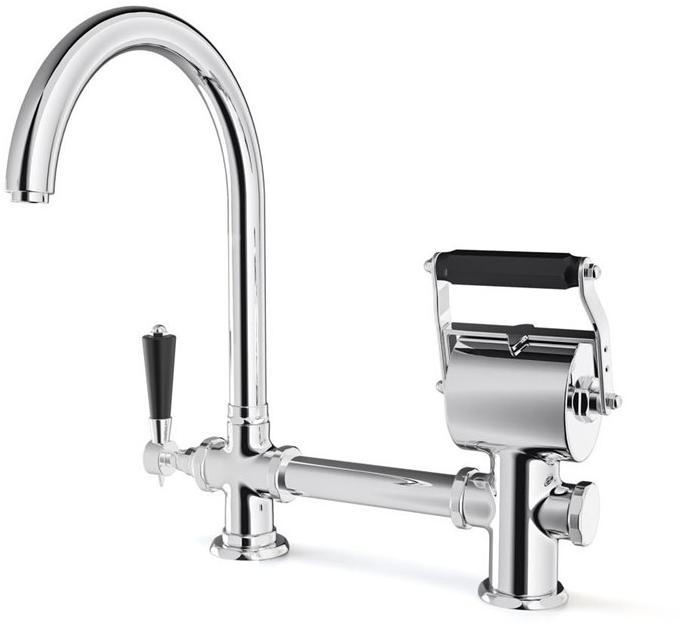 Officine Gullo Металлический кухонный смеситель с одним отверстием на палубе sun-id-1362737 - Вид №1