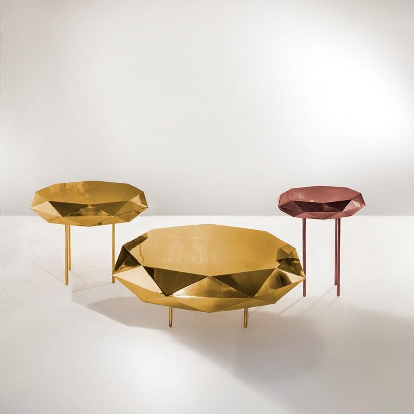 Scarlet Splendour Низкий восьмиугольный металлический журнальный столик 88 secrets sun-id-1473262 - Вид №4