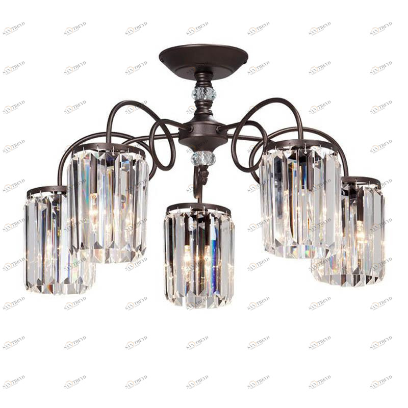 Потолочная люстра Vitaluce V5203-8/5PL VITALUCE ДИЗАЙНЕРСКИЕ 194261 Коричневый 