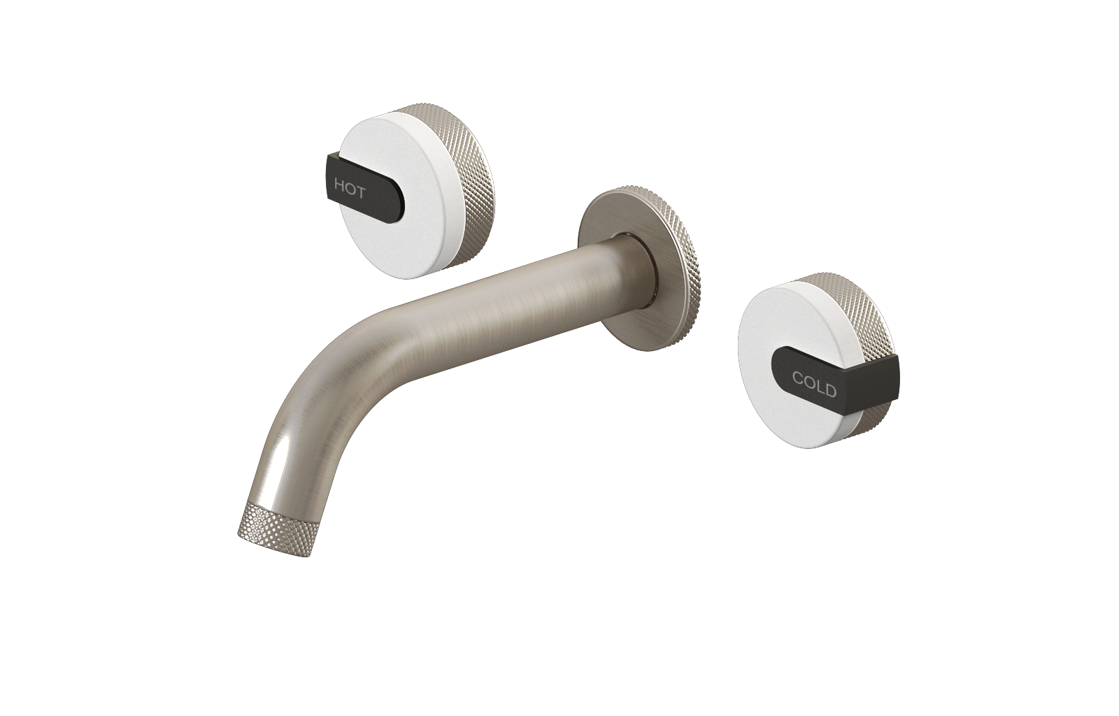 E-11530-R1WT-L1BK-BNi Смеситель для умывальника из 19,1см носикем (внешняя часть) GRAFF MOD+