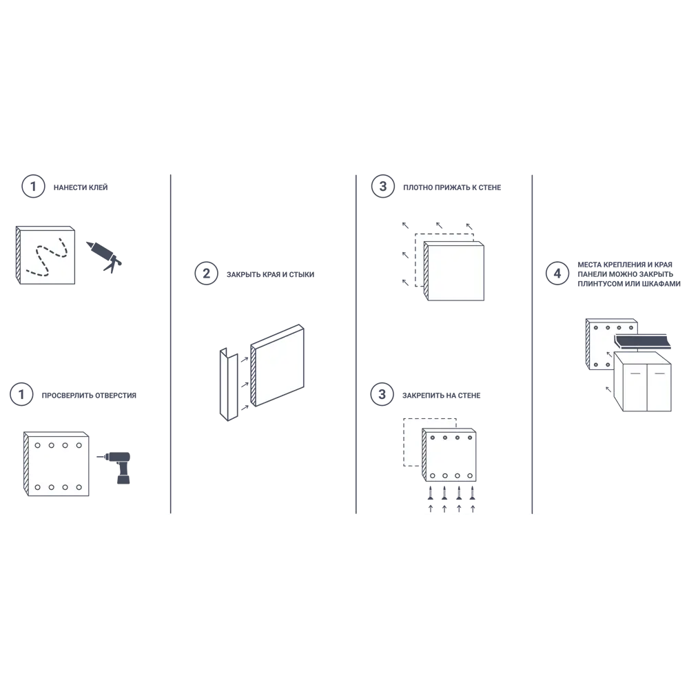 Стеновая панель Delinia серия София 240x0.6x60 см HPL/МДФ STLM-2169106 - Вид №3