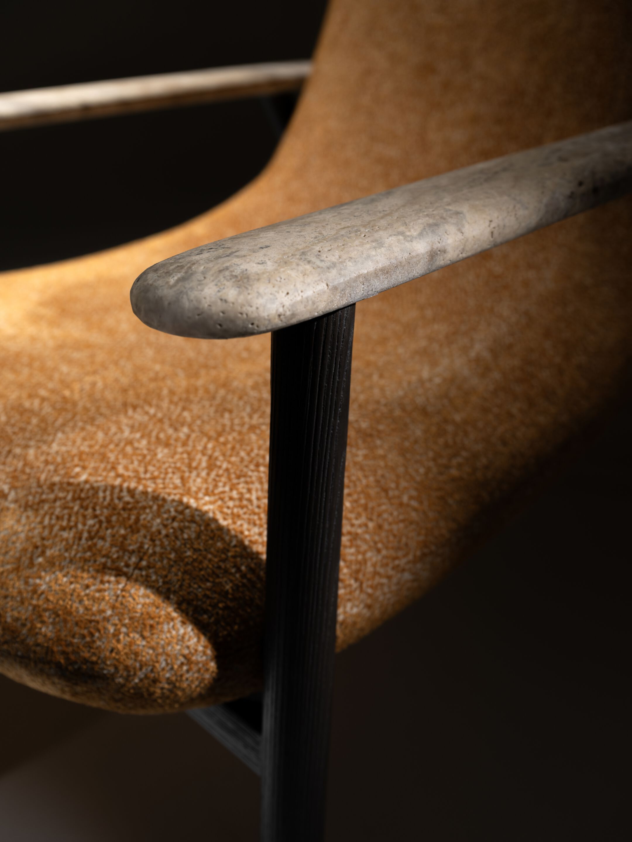 Тканевое кресло с подлокотниками Enne CAPRI ARCH-00131600 - Вид №4