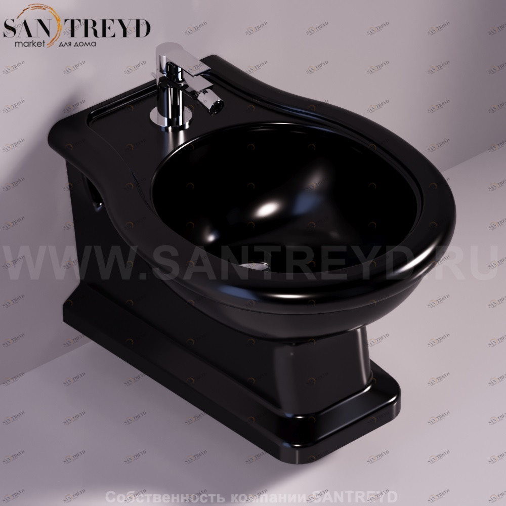 LA19NERO Биде подвесное Lante Simas