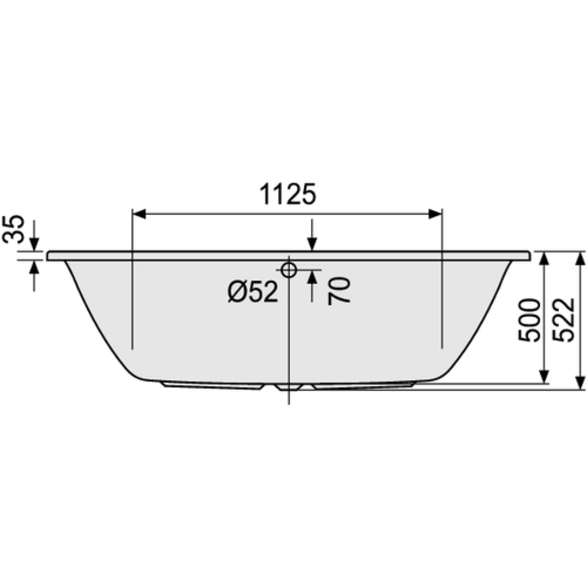 641.038021 Smart Line Collection ванна Duscholux 46026 - Вид №2