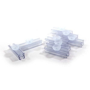 Аксессуары для стеклянных полок , 13х13х8 мм, прозрачный LJPS0309 Public Steel Россия