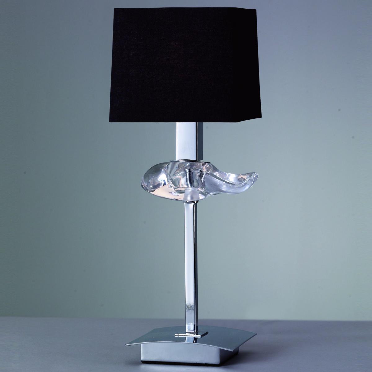 066742 Настольная лампа черная 1L Mantra Akira - Вид №2