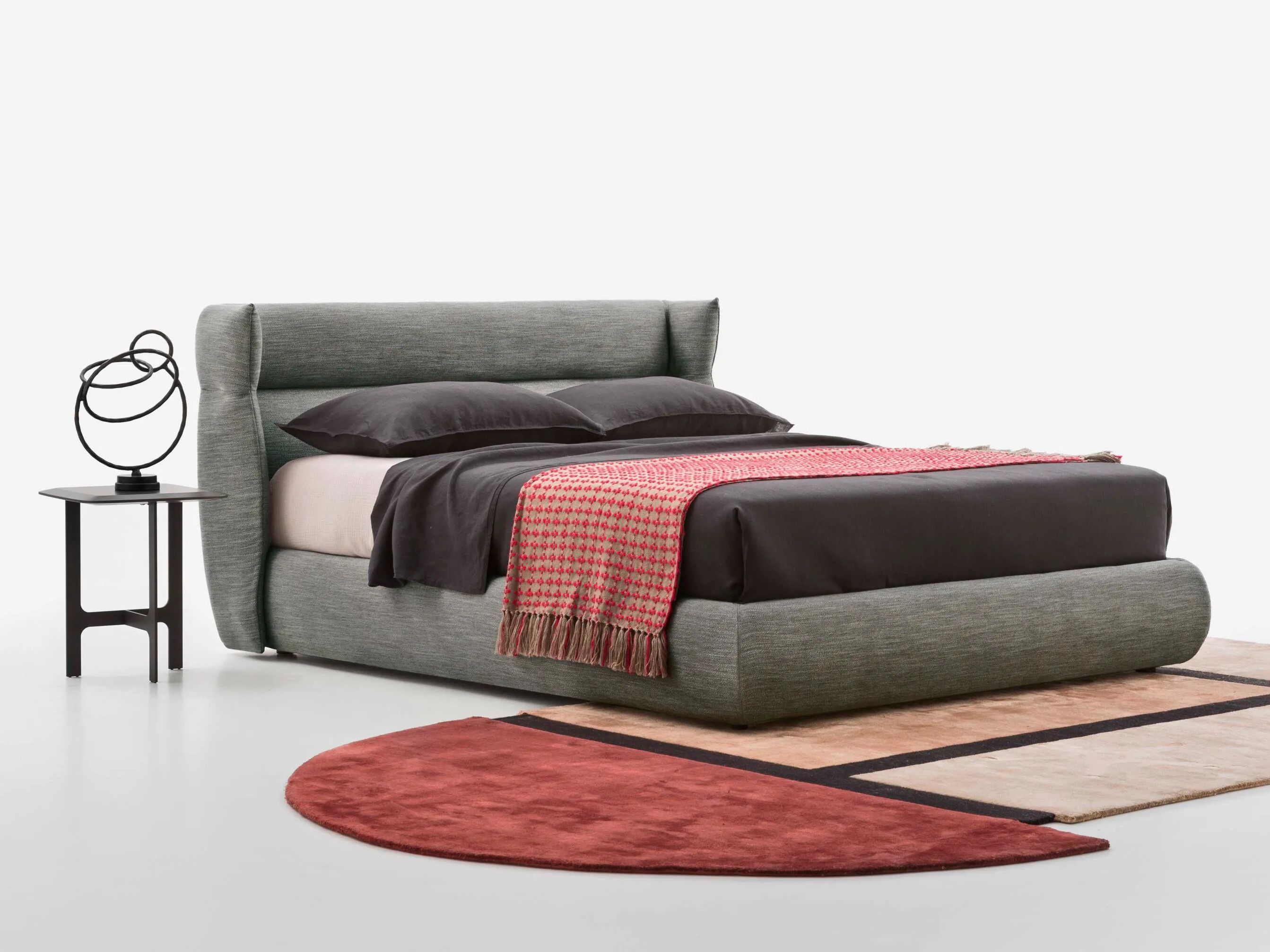 Двуспальная кровать с мягким изголовьем Alf DaFrè OREGON 2 ARCH-00135953 - Вид №3