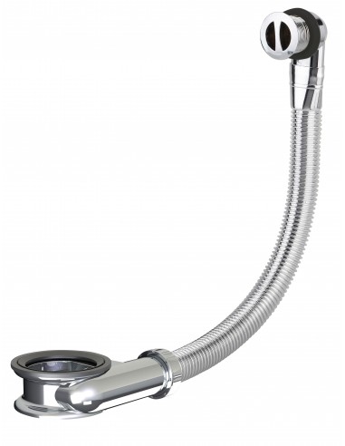 598500 000 00  Перелив для умывальника, крышка Д. 30 мм, зажим от 0 до 25 мм, хромированная Valentin Хром  - Вид №1