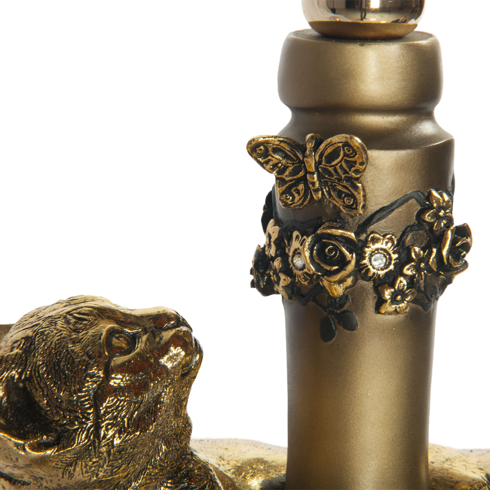 32077,34003 Настольная лампа Агнесса Мадлен Солнечный Персик BOGACHO 4627138210833, 4627138150931 - Вид №7