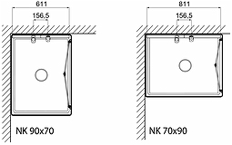 651597 Ванна IFO Caribia с половинной передней частью, Complete NK VS 900 x 700  - Вид №2