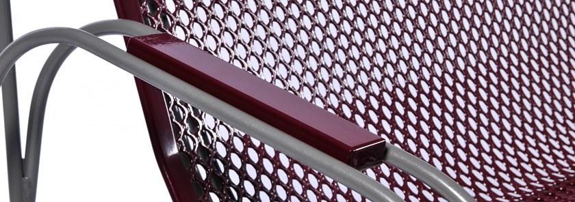 Euroform W Скамья металлическая с подлокотниками со спинкой  53m, 54m, 55m  - Вид №1