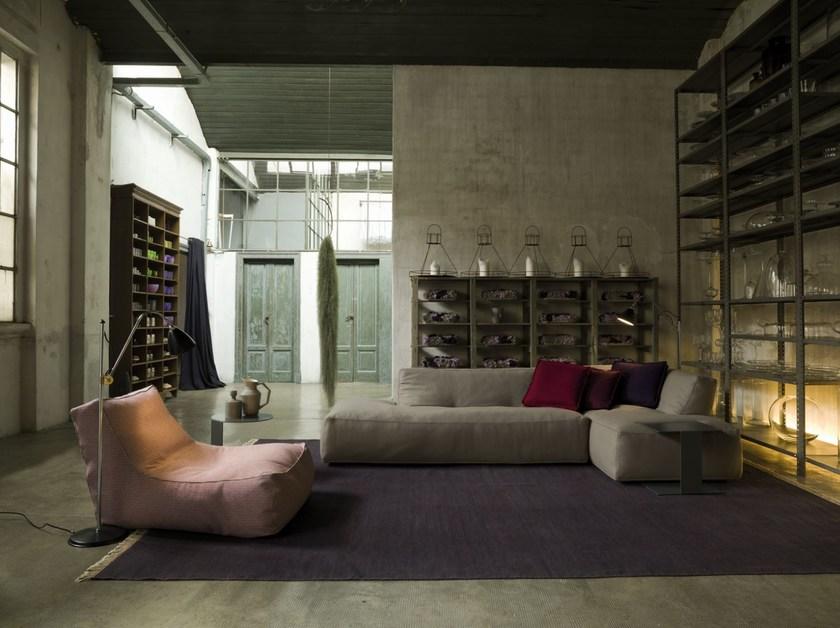 Verzelloni Секционный диван со съемным чехлом из ткани Noe sun-id-1458490 - Вид №7