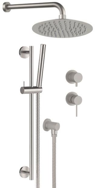 Remer Rubinetterie Душевой набор из нержавеющей стали с лейкой X style inox sun-id-1386123 - Вид №2