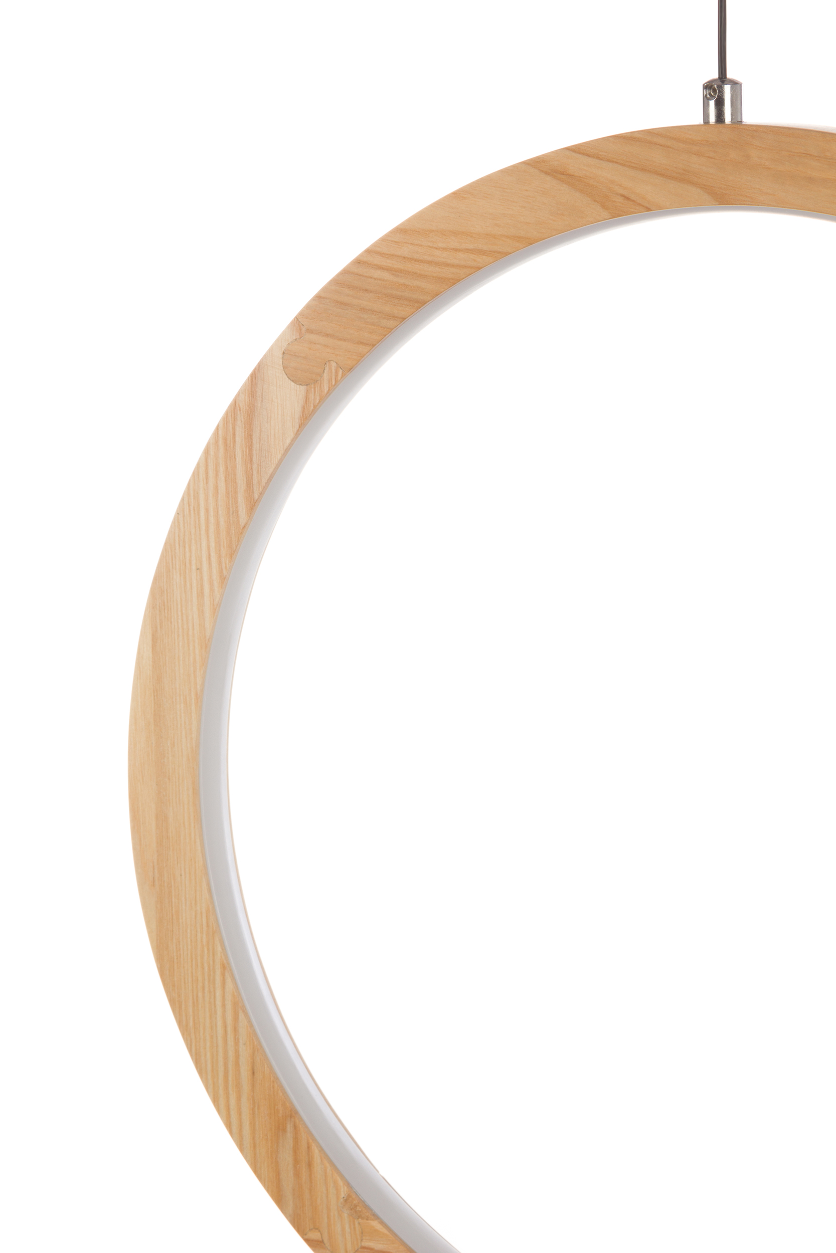 2000983199874 Подвесной светильник O-Wood диаметр 40 ELECTRORETRO Light Wood  - Вид №1