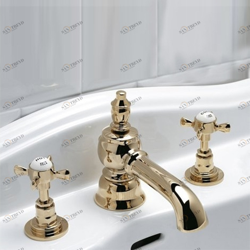 Смеситель на 3 отверстия для раковины ADA15 Devon Devon ANTIQUE Devon&Devon