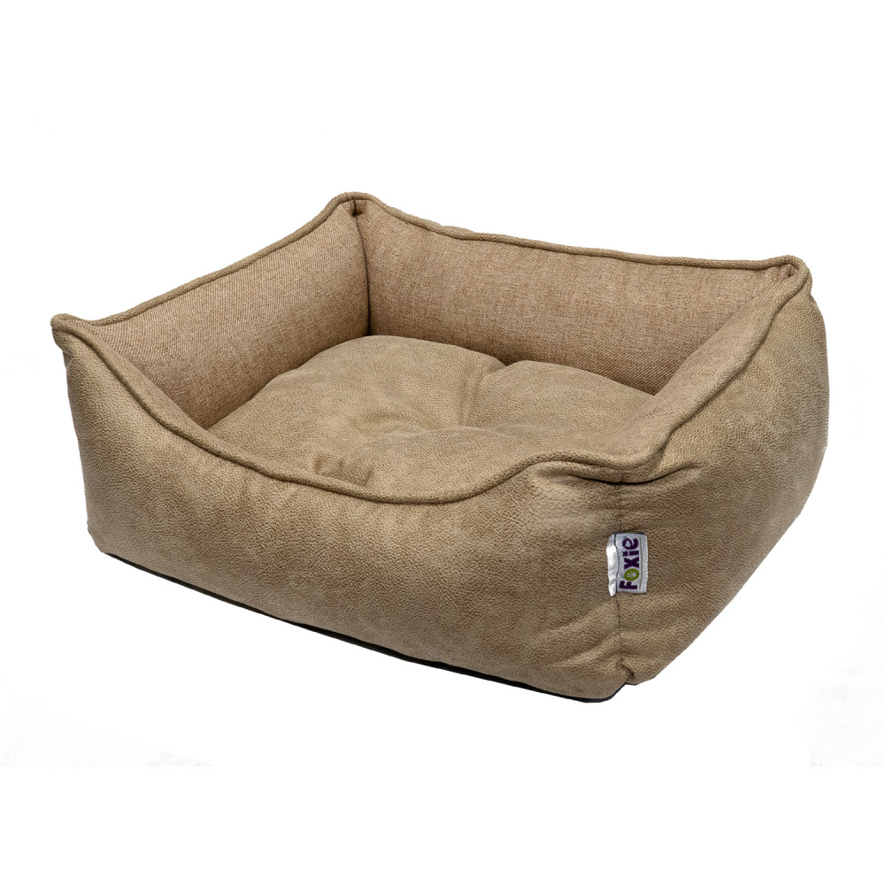 ПР0056978 Лежак для животных Colour 52x41х10см бежевый Foxie 