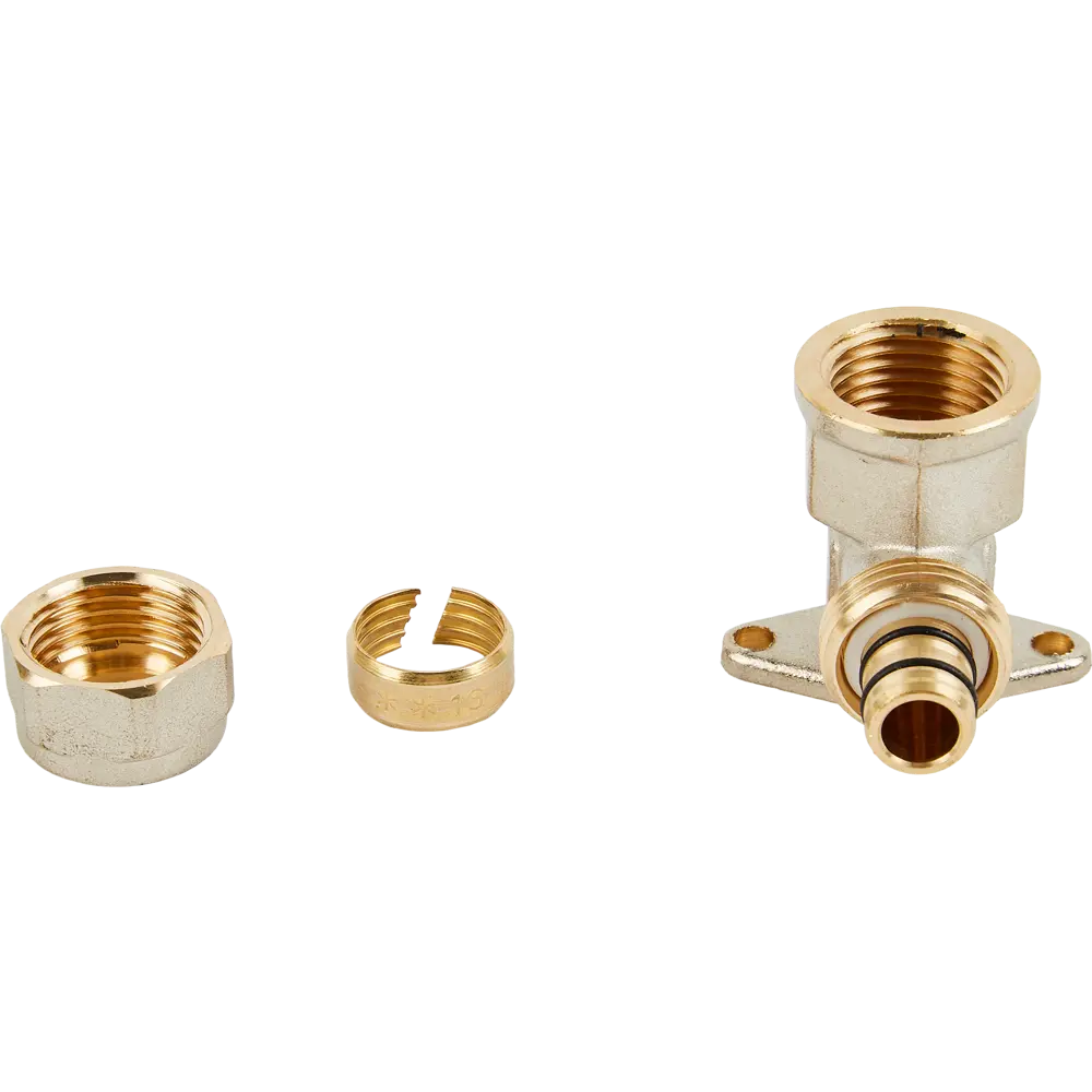 Водорозетка Aquasfera 1/2"x16 мм ВР никелированная латунь 027-8755 STLM-2153549 - Вид №2