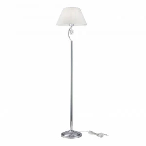 Торшер с абажуром белый Luciana FR2003FL-01CH FREYA LUCIANA 00-3908818 Белый