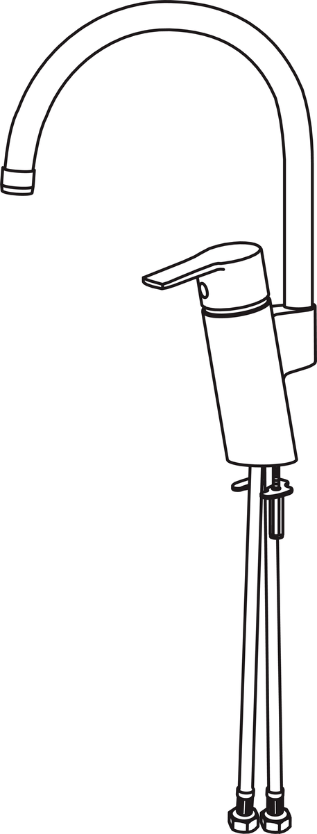 Oras 2838F Смеситель для кухни 2838F Cubista Хром  - Вид №2