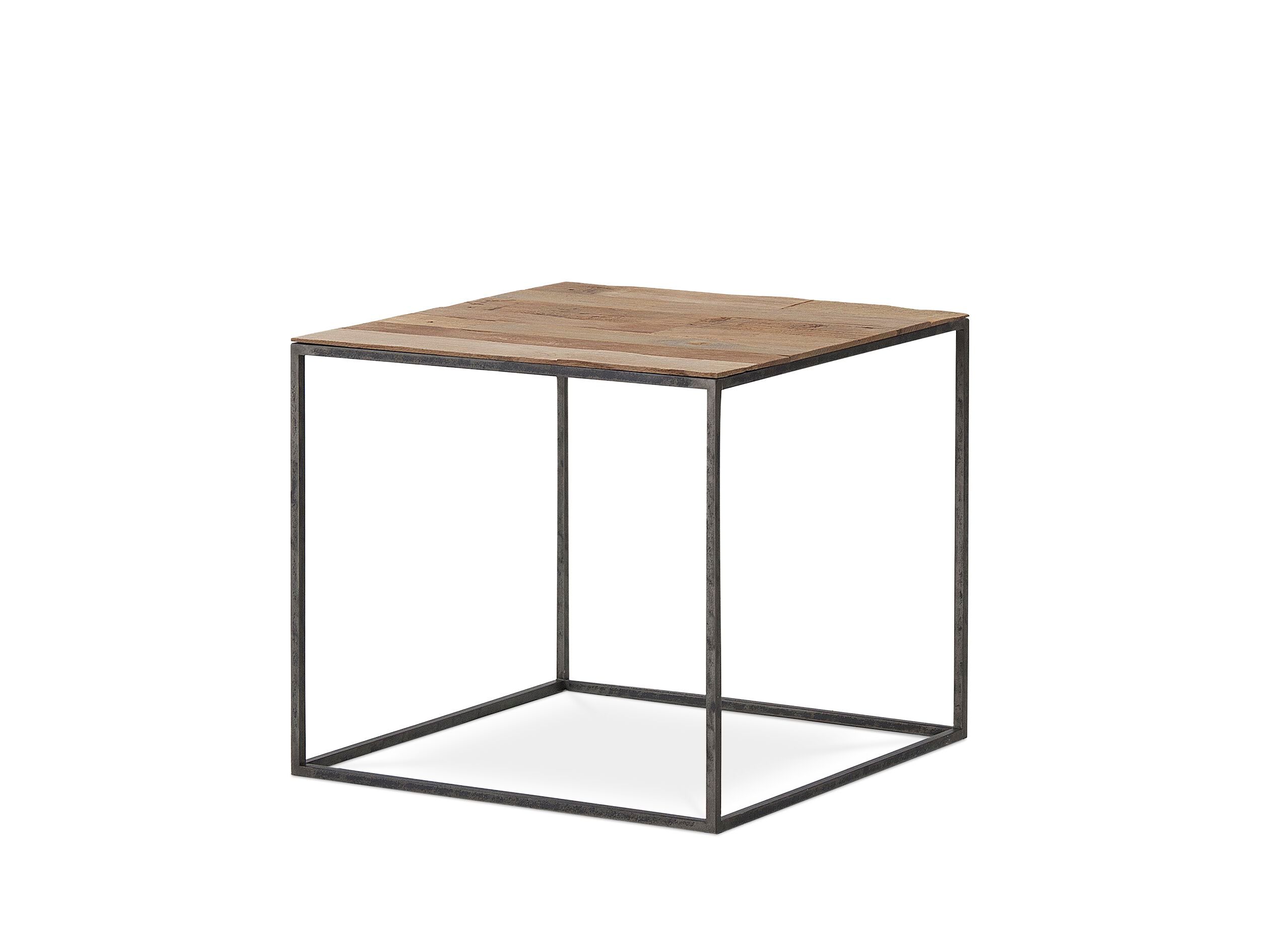 Низкий прямоугольный журнальный столик из стали и дерева Pilma Cute ARCH-00120787