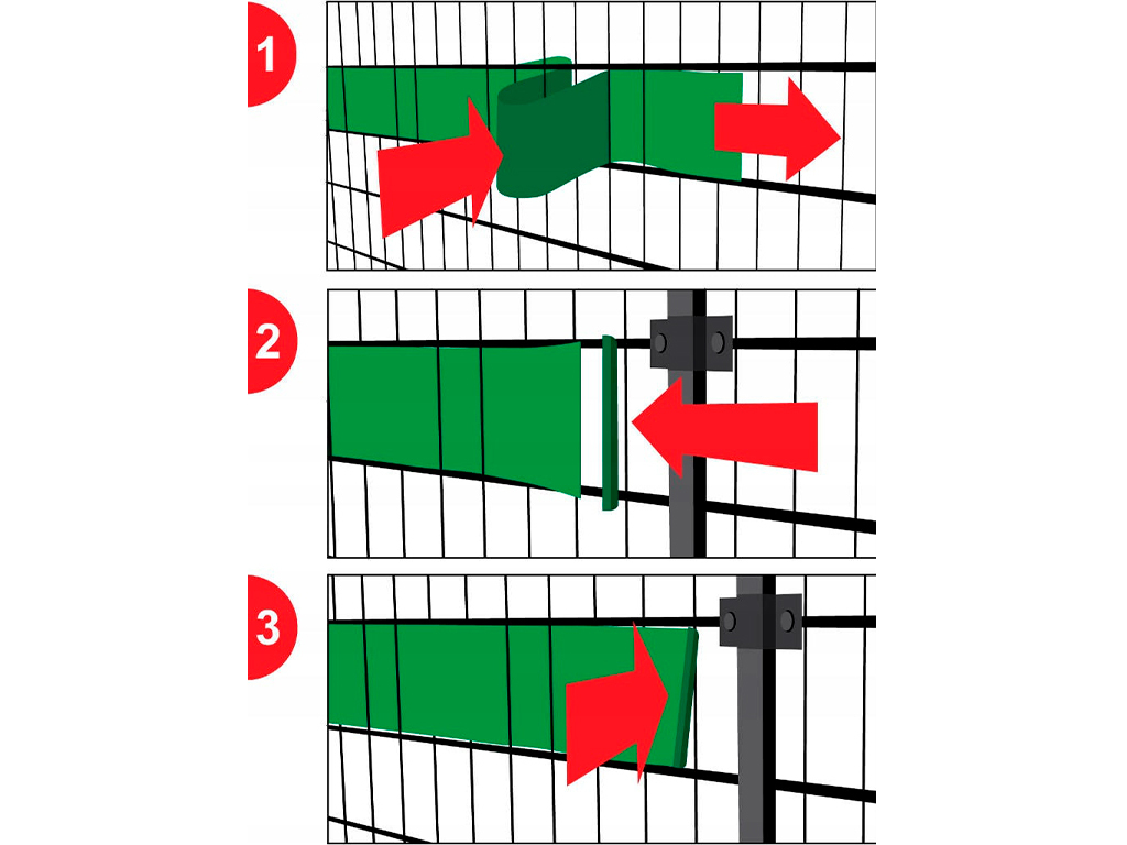 Заборная лента коричневая 55 мм Геопластборд GPBST-176 - Вид №5
