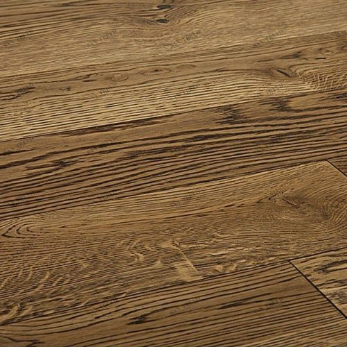 Массивная доска Challe Boulogne Терра Дуб Натур с брашью (Текстурированная) 400-2000х150 мм 2200300004