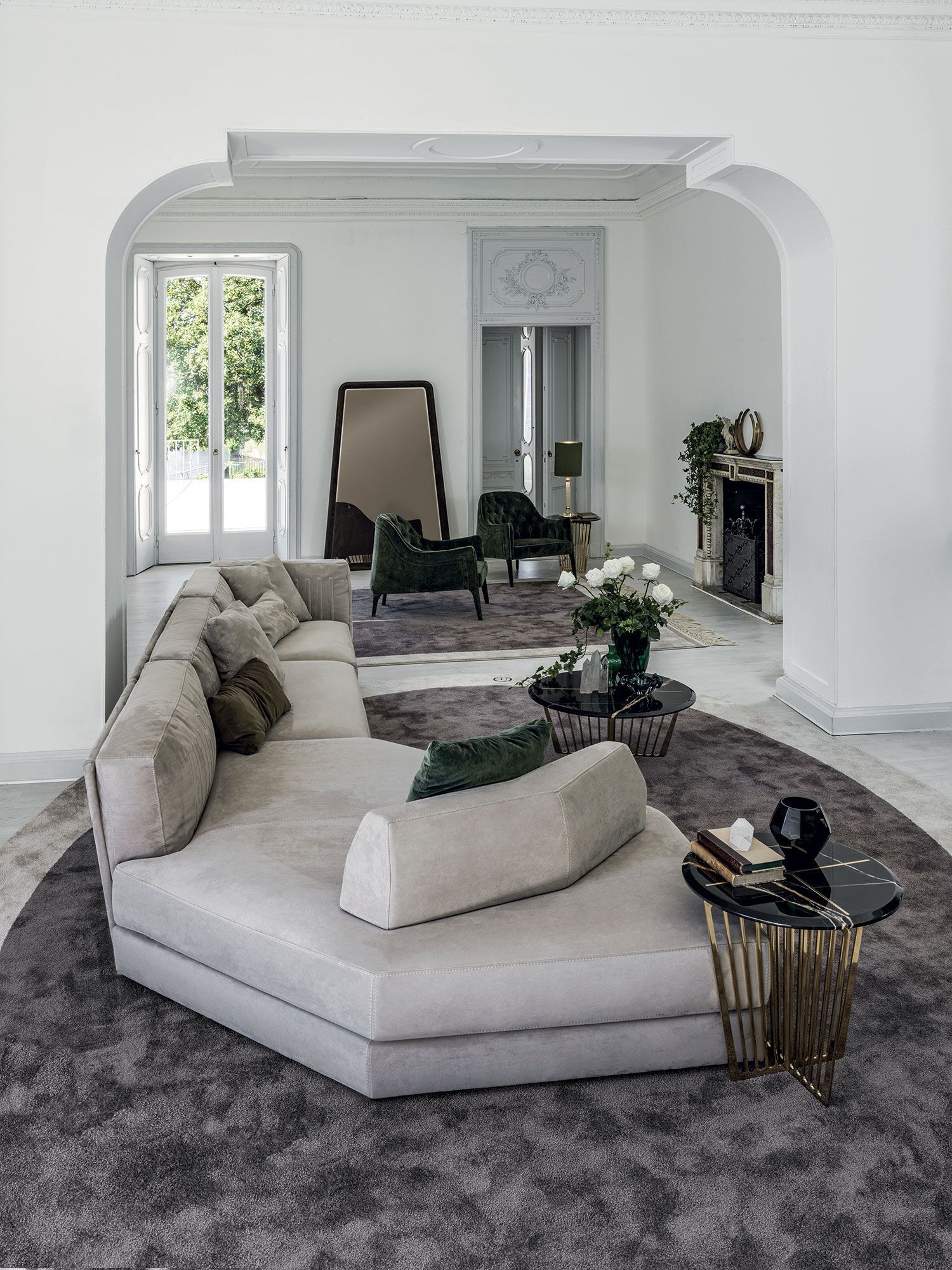 Модульный тканевый диван Vittoria Frigerio DURINI LUX ARCH-00132962 - Вид №2