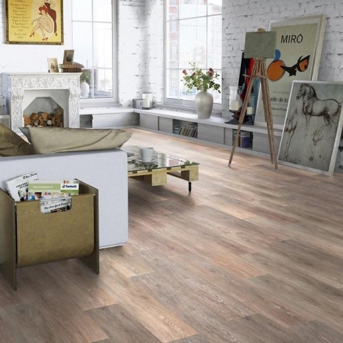 Виниловый ламинат Tarkett New Age Ambient Дуб с брашью (Текстурированная) 914,4х152,4/101,6 мм 1000901195 - Вид №5