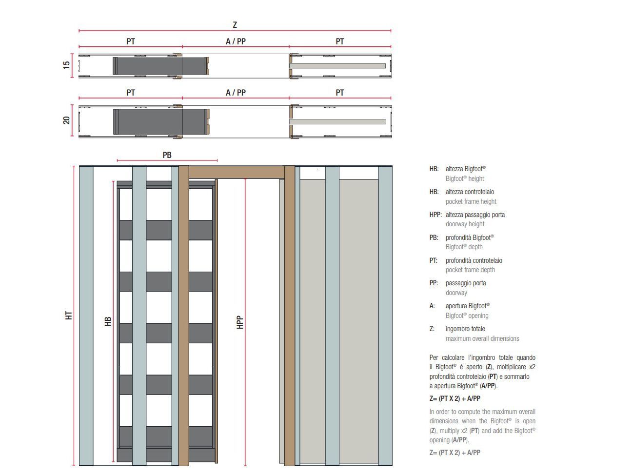 Модуль и раздвижные двери PROTEK® Bigfoot® ARCH-00146630 - Вид №2