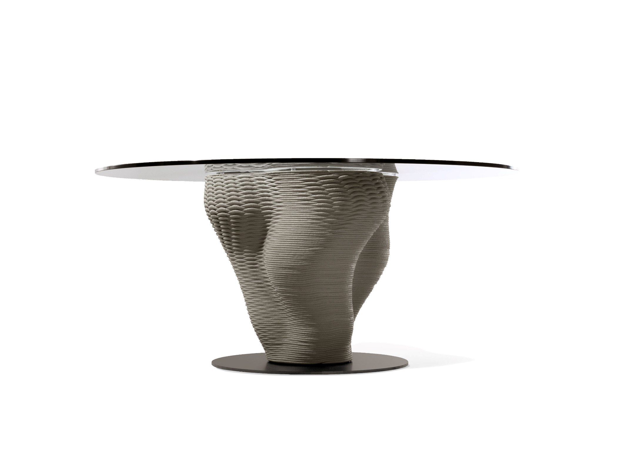 Круглый стол с основанием из цемента 3D печать ROCHE BOBOIS CORAIL ARCH-00116727 - Вид №2