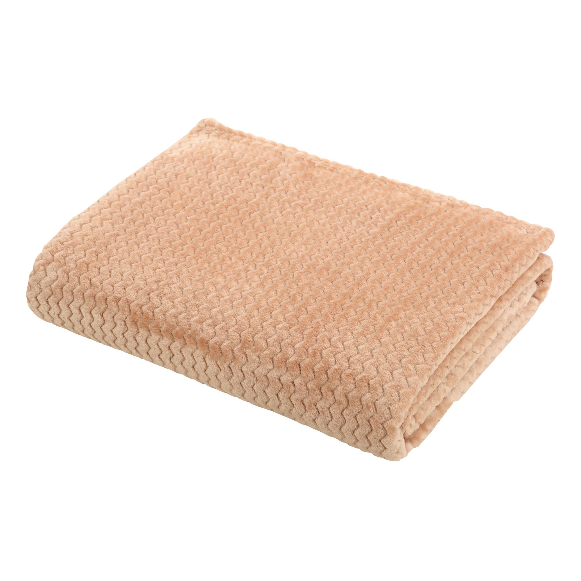 82391613 Плед «Велсофт», 150x200 см, полиэстер, цвет коричневый Santreyd 